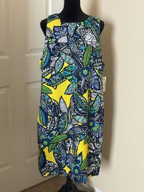 SLNY, Size 16, bright multi-colored dress